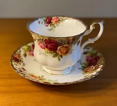 Buy New Royal Albert Old Country Roses Bone China Tea Cup And Saucer 1960’s • 15.30£