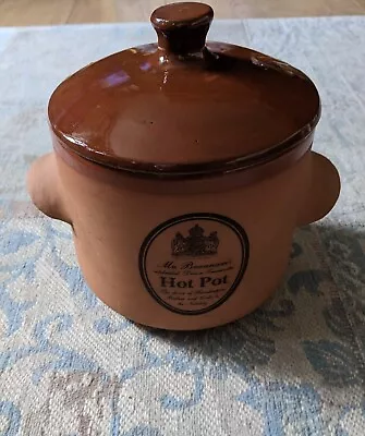 Buy Mr. Brannam's Devon Terracotta Hot Pot With Lid, 6.5   Diameter, Glazed Inside • 14.99£
