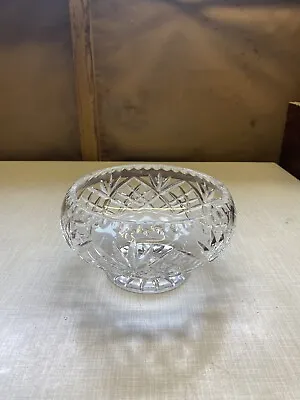 Buy Vintage Cut Glass Pedestal Bowl (VGC) • 5£