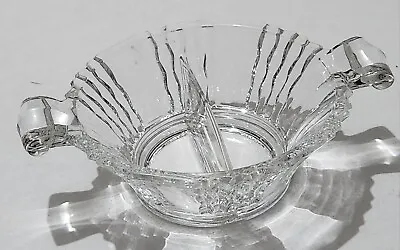 Buy Vintage 372 Clear By INDIANA GLASS Divided Mayonnaise Dish Relish Tray 6.5  • 10.09£