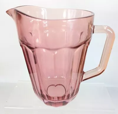 Buy Vintage Pink Depression Glass Creamer Jug / Pitcher - Excellent A2 • 14.99£