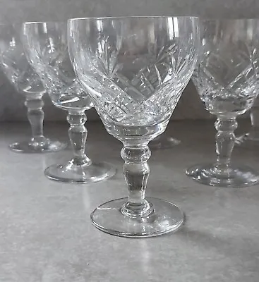 Buy Royal Brierley Elizabeth Crystal Wine Glass Glasses 5  12.7 Cm Tall • 15£