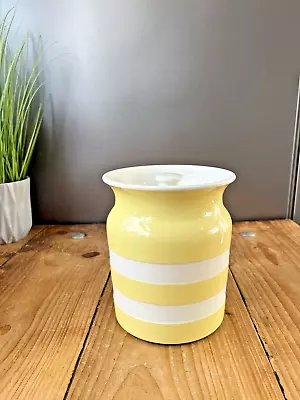 Buy Rare Vintage Tg Green Yellow Cornishware Lidded Kitchen Storage Jar Pot Canister • 65£