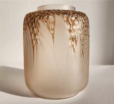 Buy Early 1920 Rare Rene Lalique R Muguet Vase Marcilhac #933 Glass Antique Mint  • 1,327.06£