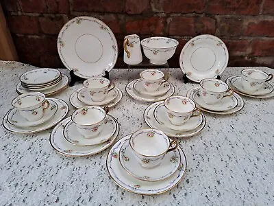 Buy Court China As Supplied To Queen Mary Rose & Ribbon Tea Service • 29£