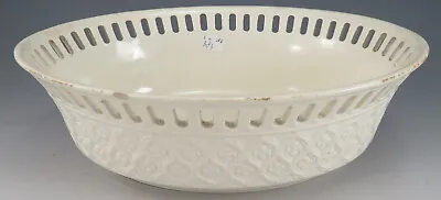 Buy Antique Pottery Creamware Wedgwood Moulded Chestnut Basket 1820-40 • 67£