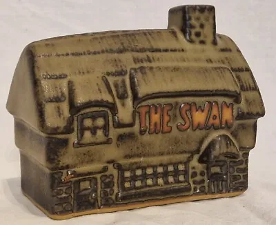 Buy Tremar Pottery - The Swan Money Box -  Cornish - Vintage Stoneware 1970's • 8£