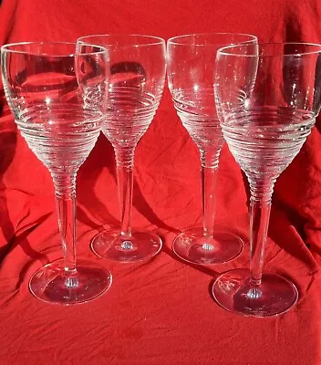 Buy Set Of Up To  4 Jasper Conran Stuart Crystal Wine Glasses 25cm Tall • 96£