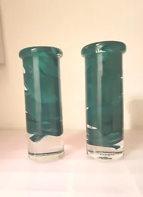 Buy Kosta Boda Glass Candle Sticks A Pair Modern Home Decore Item Trending Colour • 35£