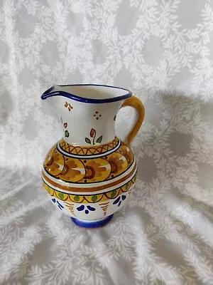 Buy Talavera Mexican Hand Painted Pottery Pitcher • 18.89£