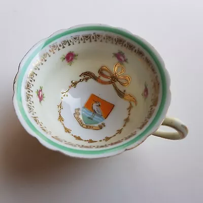 Buy Antique Ceramic Tea Cup Herne Bay Crested China Heron Victoria Ware 2426 England • 25£