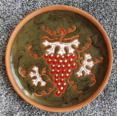 Buy Ornamental Greek Plate ~ Graph Design Handmade By Bonis Ceramic Pottery Rhodes • 10.99£