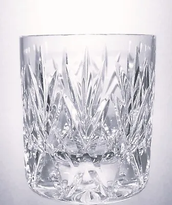 Buy Single Vintage Heavy Lead Crystal Cut Glass Smaller Whisky Tumbler 7.5 Cm, 320g • 10£