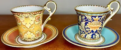 Buy Kaiser Porcelain Demitasse Cups And Saucers - Bone China, Gold Gilt • 75.78£