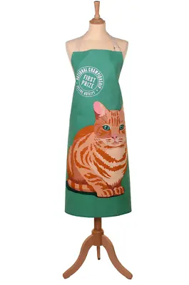 Buy ULSTER WEAVERS Cotton Apron | Marmalade Cat Artist Pottery Gardening Cooking • 7.95£