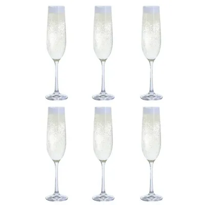 Buy Dartington Crystal Six Collection Champagne Flute Set Of 6 • 26.98£