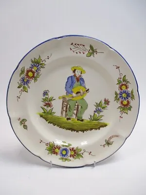 Buy Antique French Faience St Clement Plate 57 Decorative Collectable Country Theme • 35£