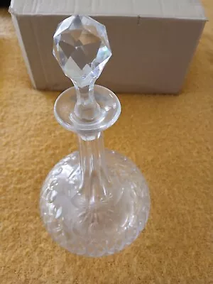 Buy Vintage Clear Cut Glass Decanter • 4.99£