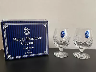 Buy Royal Doulton Crystal Cut Glass Georgian Pattern Small/ Mini Brandy • 35£