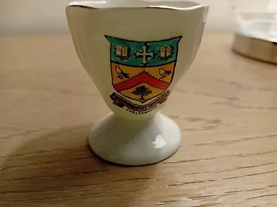 Buy Vintage Goss Crested China Egg Cup Cheltenham 1900's • 2.49£