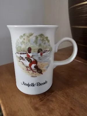 Buy Vintage Churchill Mug England Norfolk Broads Shelducks Country Scene Stoneware • 10.95£