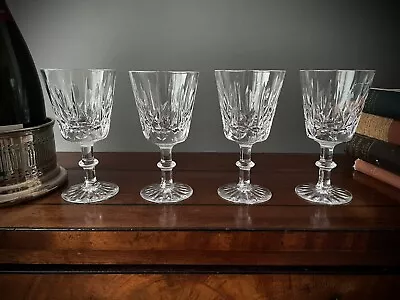 Buy 4 Royal Brierley Crystal Wine Glasses | Ascot Pattern | 5 1/4” 135mm High • 29.99£