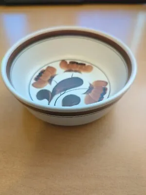 Buy Denby Anemone Hand Decorated Stoneware Bowl Vintage 1970s Made In England  • 10£