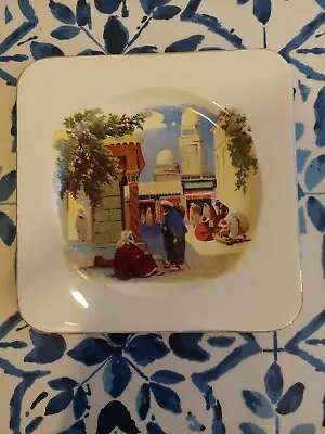Buy Lancaster & Sandland English Ware, Middle Eastern Printed Design Square Plate • 7£