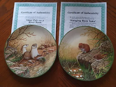 Buy Two Royal Doulton Plates - Animal Theme - With Authentication Certificates • 9£