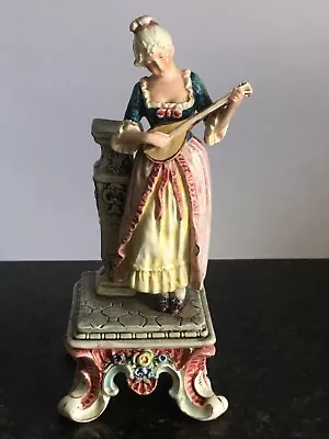 Buy Stunning Antique Majolica Porcelain Figure • 9.99£