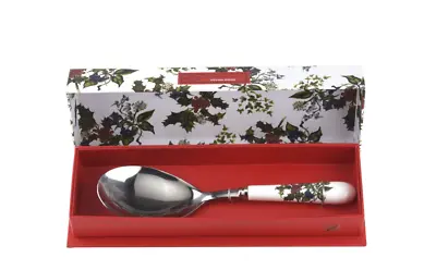 Buy Portmeirion Holly And Ivy - Serving Spoon - HV1106 • 14.39£