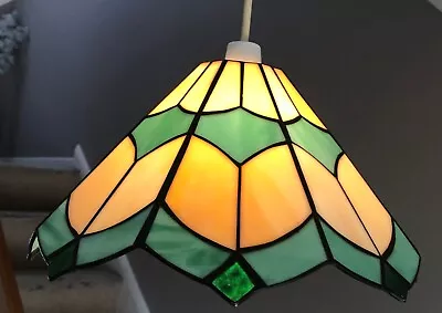 Buy Stunning Tiffany Style Art Nouveau Ceiling Light Shade Very Retro Must View • 15£