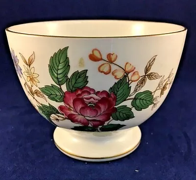 Buy Antique Wedgwood Bone China Charnwood Rose WD3984 Pattern Sugar Bowl • 9.99£