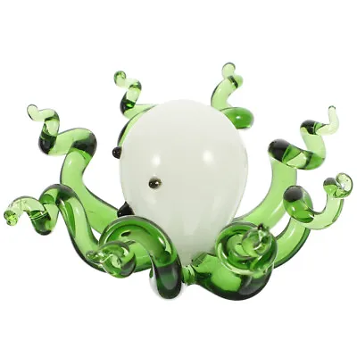 Buy Glass Octopus Ornament Crystal Sea Animal Figurine Mini Decor • 8.06£