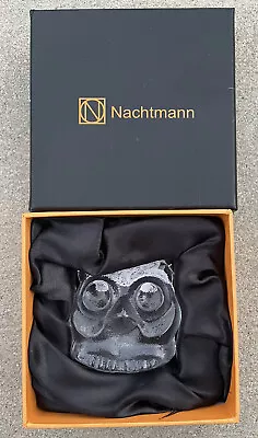 Buy New Nachtmann Crystal Animals 2.25” Small Owl Paperweight NIB • 17.99£