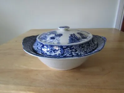 Buy Blue And White Tureen Old Alton Ware England VGC Has A Small Chip On Base • 12.50£