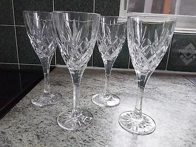 Buy Set Of 4 Royal Doulton Canterbury Water/wine Goblets 8 Inch • 25.99£