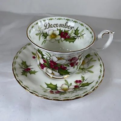 Buy Royal Albert Flower Of The Month December Christmas Rose Tea Cup Floral China  • 22.99£