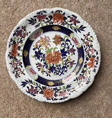 Buy Mason Ironstone Blue Dinner Plate 22 Cm Floral Victorian Anti1que 1815- 1830 • 18.99£