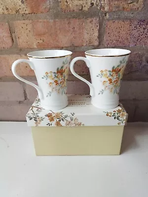 Buy Laura Ashley Home Set Of Two Artisan Florintine Regent Mugs New Boxed Rare • 25.99£