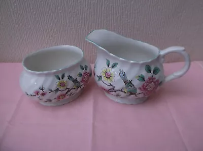 Buy James Kent Staffordshire England - Milk/cream Jug & Sugar Bowl - Floral Pattern • 8£