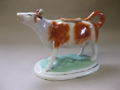 Buy Antique Staffordshire Cow Creamer ~ Victorian ~ Hand-Painted ~ A/F • 17.99£