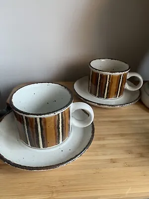 Buy Midwinter Stonehenge EARTH Tea Cup & Saucer Mid Century 70s Vintage Two • 17.50£