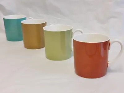 Buy Four Wedgwood Susie Cooper Design  Coffee Mugs Cans All Different Colours 7.5 Cm • 14.98£