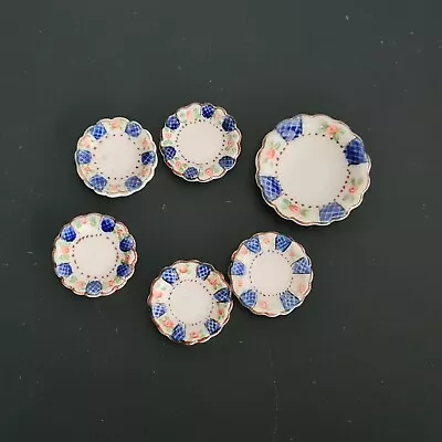 Buy Serving Set Of Hand Painted China-6 Pieces Dollhouse Miniature • 4.99£