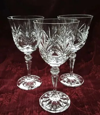Buy Galway Irish Crystal KYLEMORE Wine Glasses - Set/3 - FREE U.S. Shipping  • 47.28£