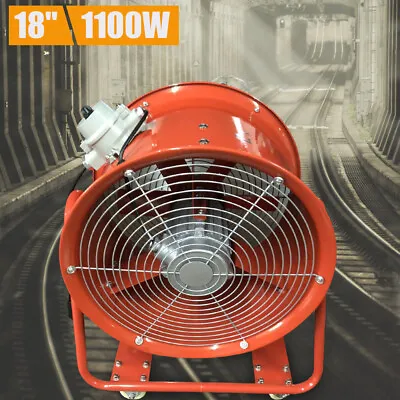 Buy 18  Axial Fan Explosion Proof Extractor For Spray Booth Paint Fumes 7800 M3/h UK • 225£
