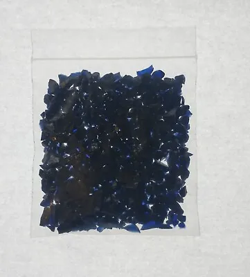 Buy Coloured Glass Chips, Fusing,Lampwork, Kiln. Blue Aventurine Kugler 96 COE 30gms • 2.99£