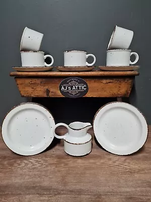 Buy Vintage Midwinter Stonehenge Coffee / Tea Set, Milk Jug And Cake Plates • 99£