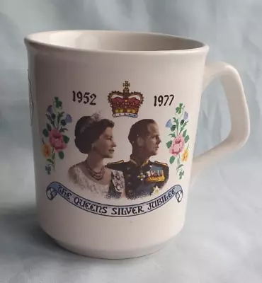Buy Prince William Pottery Commemorative Mug - Elizabeth II Silver Jubilee 1977 #99 • 1.99£